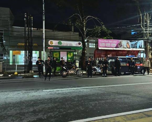  Brimob Polda Sumut Gelar Patroli Skala Besar, Antisipasi Gangguan Kamtibmas di Tiga Rayon