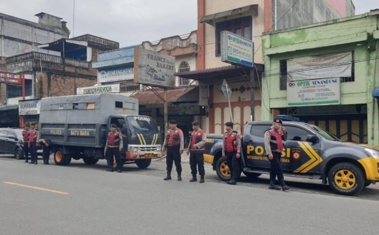  Pengamanan Imlek, Polres Batubara Lakukan Patroli Intensif