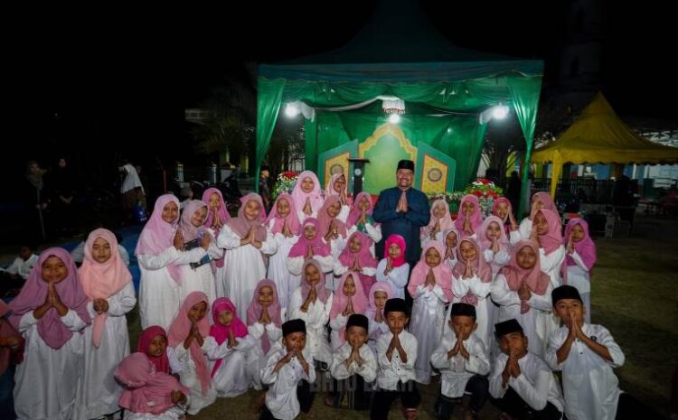  Bupati Batubara Santuni Anak Yatim dan Kaum Dhuafa, Berbagi Kebahagiaan Jelang Ramadan