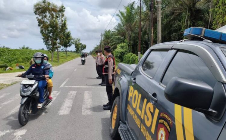  Patroli Rutin Personil Polres Batubara Wujudkan Kamtibmas Aman dan Kondusif