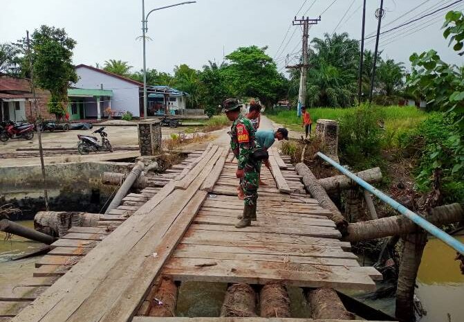  Pemkab Batubara dan Kodam I/BB Percepat Pembangunan Jembatan Bailey Sei Buah Keras