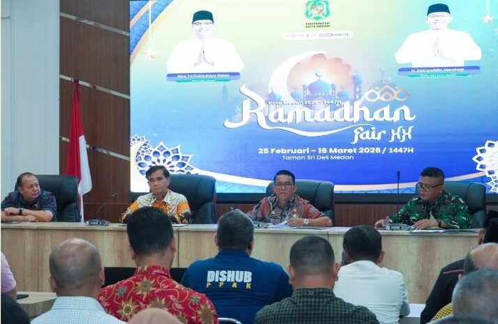  Pemko Medan Matangkan Dua Perhelatan, Zakiyuddin Harahap: Ramadhan Fair XX dan Harmoni Imlek 2026 Harus Berdampak Nyata Bagi Masyarakat
