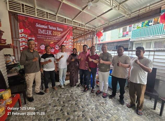  Ketua Pewarta Polrestabes Medan Kunjungi Wapamred Pewarta.co, Pererat Silaturahmi Imlek 2026