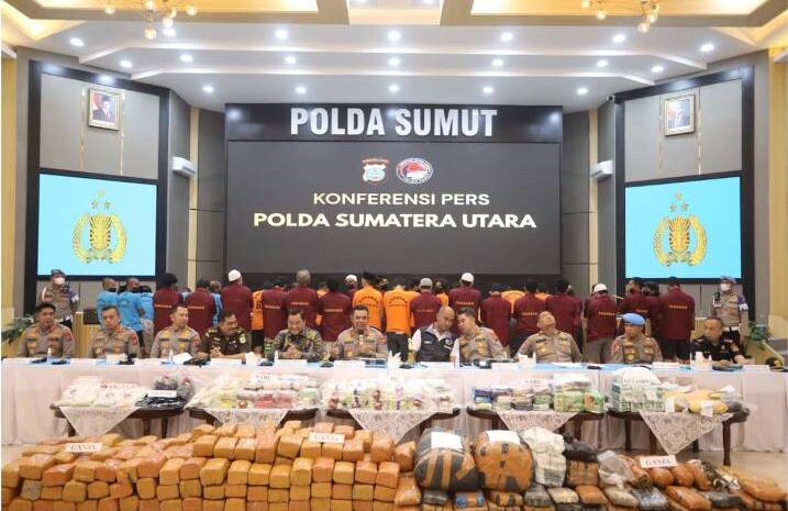  Polda Sumut Ungkap 923 Kasus Narkoba Awal 2026, Selamatkan 1,48 Juta Jiwa