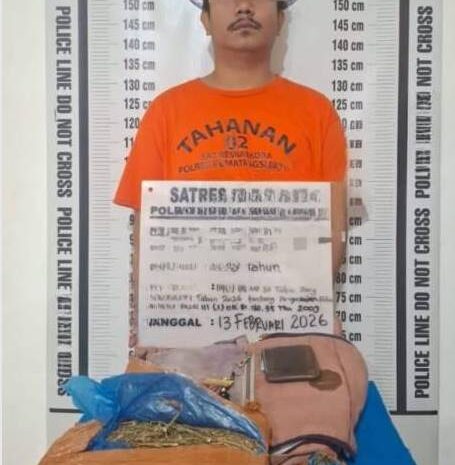  Polres Pematangsiantar Bersama Korem 022/PT Ungkap Pemilik Ganja 1 Kg di Jalan Danau Singkarak
