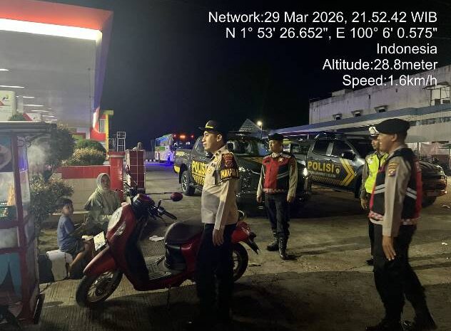  Patroli Malam Polres Labusel Sasar Titik Rawan, Situasi Kotapinang Aman dari 3C dan Balap Liar