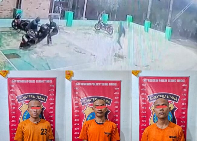  Polsek Firdaus Tangkap 3 Pelaku Curanmor di Masjid Nurul Hasanah