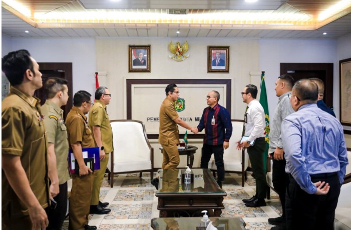  Wali Kota Medan Sambut Baik Tawaran Kerja Sama Bank Sumut Terkait Digitalisasi Parkir