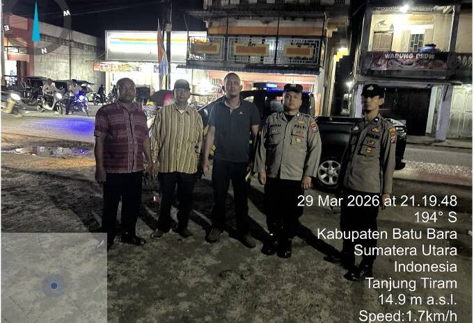  Patroli Malam Polsek Labuhan Ruku Intensif, Antisipasi C3 dan Gangguan Kamtibmas