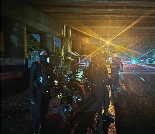  Patroli Skala Besar Brimob Polda Sumut Jaga Keamanan Malam di Medan, Belawan dan Deli Serdang