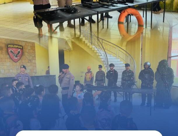  Mengenal Brimob Sejak Dini, Anak TK Belajar Disiplin dan Kebersamaan di Markas Polisi