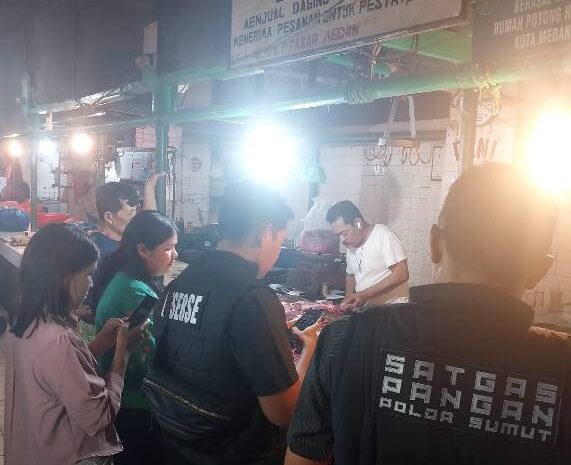  Satgas Pangan Polda Sumut Sidak Pusat Pasar Medan, Pastikan Harga dan Stok Bahan Pokok Stabil