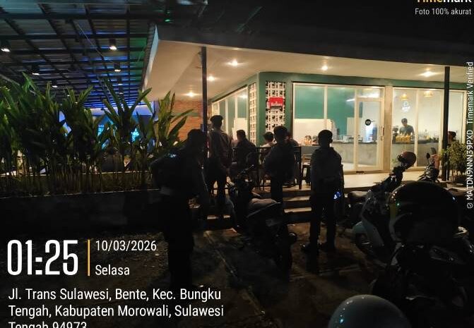  Jaga Kamtibmas Selama Ramadhan, Sat Samapta Polres Morowali Intensifkan Patroli Malam Hingga Jelang Sahur