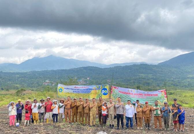 Forkopimda Kabupaten Pakpak Bharat Sinergi Dukung Ketahanan Pangan Tanam Bibit Jagung 1 Juta Hektar