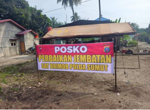  Polda Sumut Lakukan Tahapan Revitalisasi Dua Jembatan Gantung di Tapsel dan Paluta