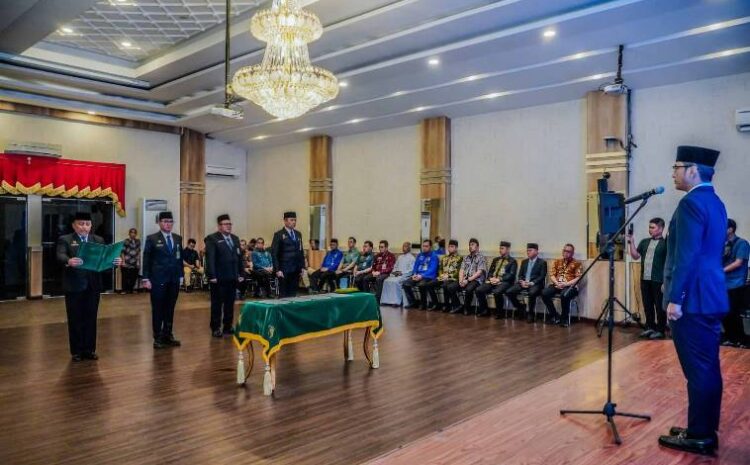  Lantik Empat Pejabat Tinggi Pratama, Rico Waas Tekankan Jabatan Harus Diemban Dengan Ikhlas