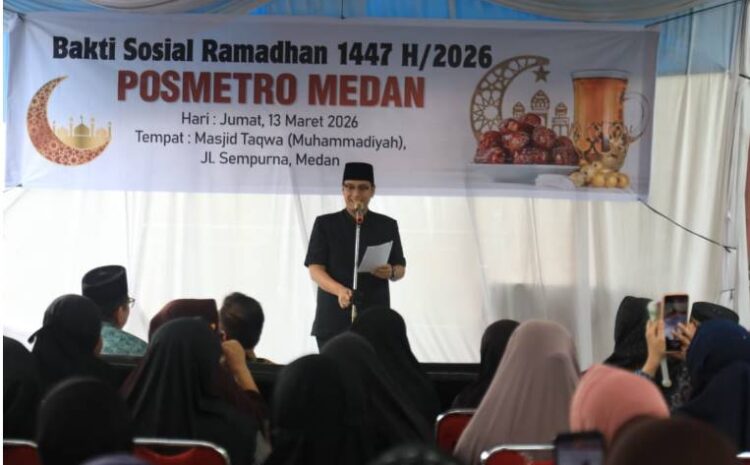  Baksos Posmetro, Rico Waas Tegaskan Pentingnya Kepedulian Sosial dan Perkenalkan PKH Medan Makmur