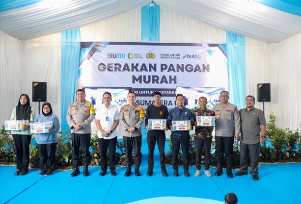  Polda Sumut dan Bulog Gelar Gerakan Pangan Murah Serentak, Stabilkan Harga Jelang Idul Fitri 1447 H