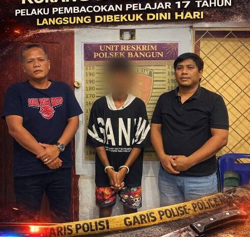  Gerak Cepat Polsek Bangun, Kurang dari 3 Jam Pelaku Pembacokan Pelajar Dibekuk