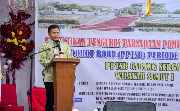  Wabup Sergai Hadiri Pelantikan Pengurus Persadaan Pomparan Toga Sinaga Cabang Sergai