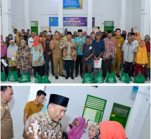  Anggota Komisi VIII DPR RI H Ashari Tambunan Salurkan Bantuan Sembako di Sei Rampah