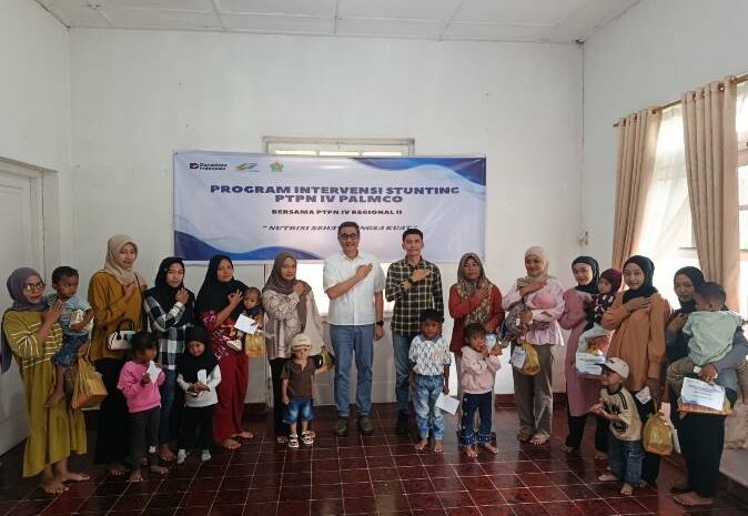  PTPN IV PalmCo Genjot Pengentasan Stunting, Dorong Target Indonesia Emas 2045