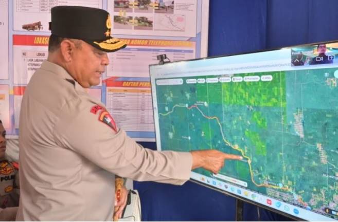  Kapolda Sumut Cek Arus Mudik di Labusel, Pantauan Real Time Andalkan Google Maps dan CCTV