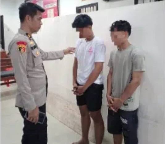  2 Pelaku Curanmor Ditangkap Polsek Medan Kota