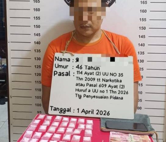  Polres Labuhanbatu Ringkus Pengedar Sabu di Desa Gunung Selamat