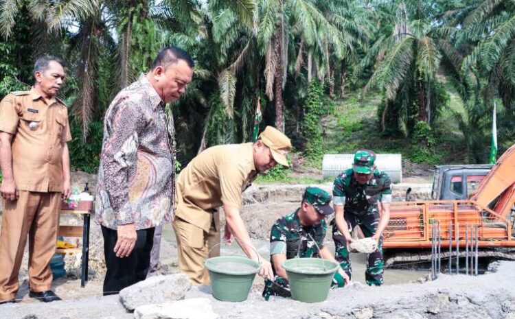  Pemkab Sergai dan Kodim 0204/DS Kolaborasi Bangun Jembatan, Dukung Akses Pendidikan dan Ekonomi Warga