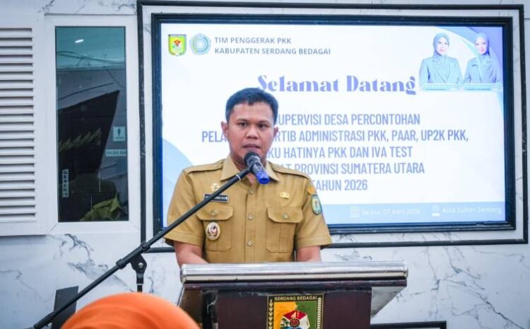  Wabup Adlin Tambunan Buka Kegiatan Supervisi TP PKK Sumut di Kabupaten Sergai