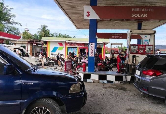  Polsek Air Putih Pastikan Ketersediaan BBM, Tidak Ada Antrian Panjang