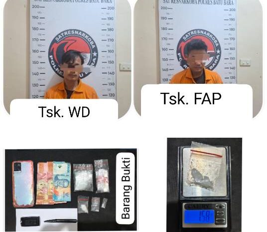  Bongkar Jaringan Narkoba, Dua Terduga Pelaku Ditangkap Dalam Satu Malam