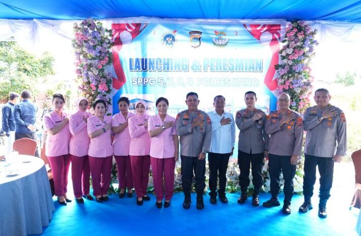  Kapolda Sumut Resmikan Empat SPPG Polres Karo Dukung Program MBG