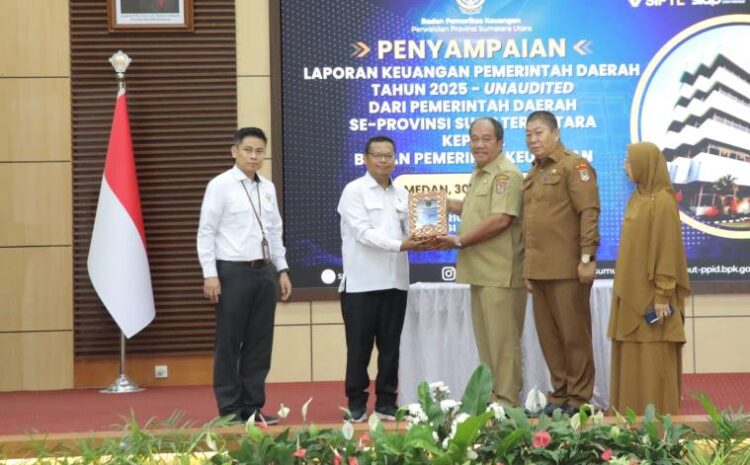  Bupati Asahan Serahkan LKPD 2025 Ke BPKP Sumut