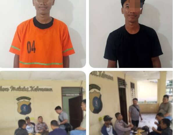  Unit Reskrim Polsek Perdagangan Amankan Pelaku Penganiayaan