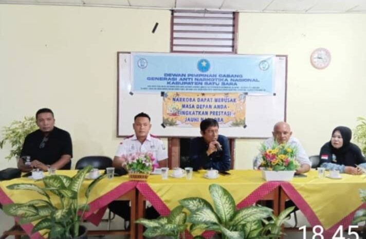  GANN dan Polres Batu Bara Ajak Pelajar Jauhi Narkoba