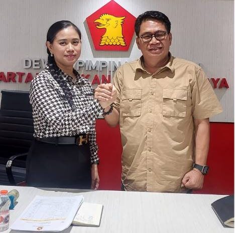  Bendum Gerindra Sumut Merry Amelia Prasetyo (Bunda Yin) dan CEO Sumut24 Rianto Dorong Gagasan KOMID Dukung Prabowo
