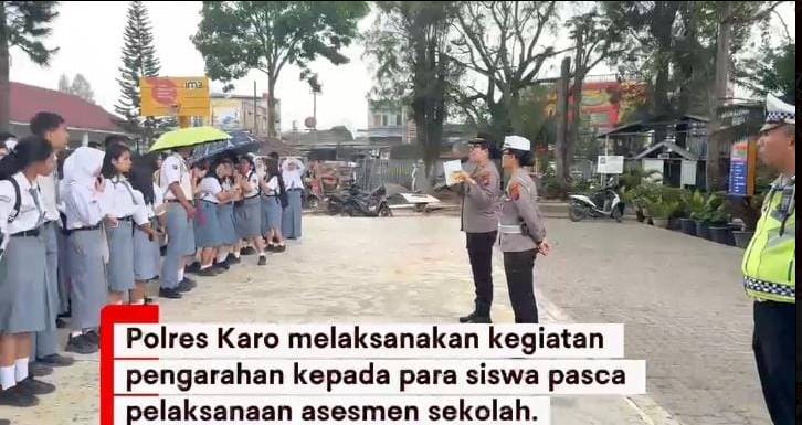  SMA Negeri 2 Kabanjahe Gelar Pengarahan Dari Jajaran Polres Karo