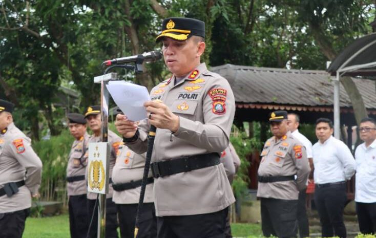  Kapolres Binjai Serah Terimakan Jabatan Kasat Binmas dan Kapolsek Binjai Utara