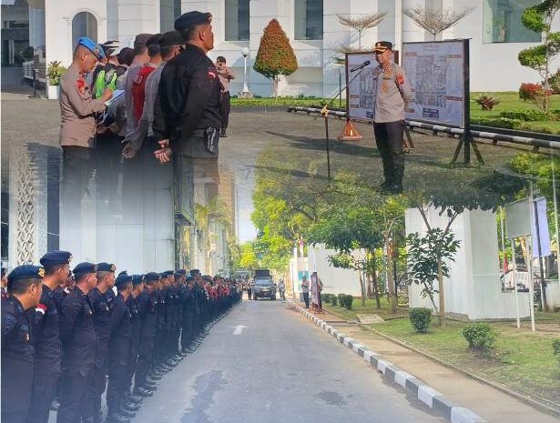  Brimob Polda Sumut Tampil Humanis dan Profesional, Kawal Penyampaian Aspirasi di Kantor Gubernur Dengan Aman dan Kondusif