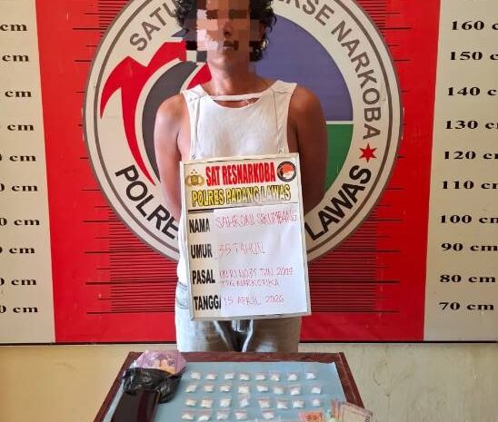  Satres Narkoba Polres Palas Tangkap Pengedar Sabu Desa Bulu Sonik