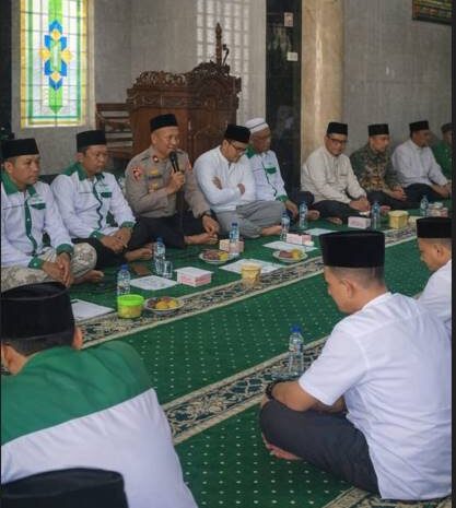  Kapolsek Pancur Batu Hadiri Istighosah Akbar, Serukan Kekuatan Doa Jaga Kamtibmas
