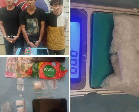  Polres Palas Tangkap 4 Tersangka Sabu