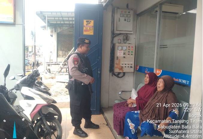  16 Personel Sat Samapta Amankan 16 Objek Vital Perbankan se-Batu Bara