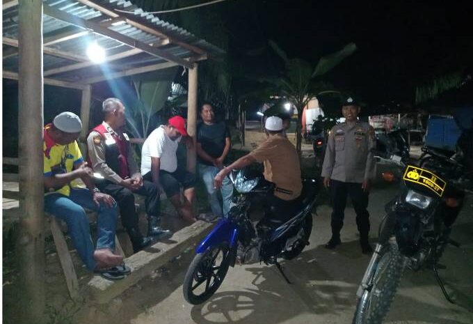  Polres Batu Bara Gelar Patroli Rutin, Jaga Kamtibmas di Malam Hari