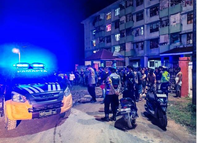  Polres Tapteng Redam Potensi Tawuran Remaja di Rusunawa Pandan, Sebilah Parang Disita