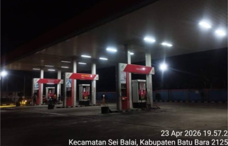  Antisipasi Penyesuaian Harga, Polsek Talawi Monitoring Stok BBM di 5 SPBU
