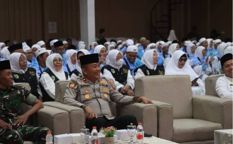  193 JCH Kloter IV Batu Bara Dilepas Ke Tanah Suci, Polres Kawal 6 Bus Wisata