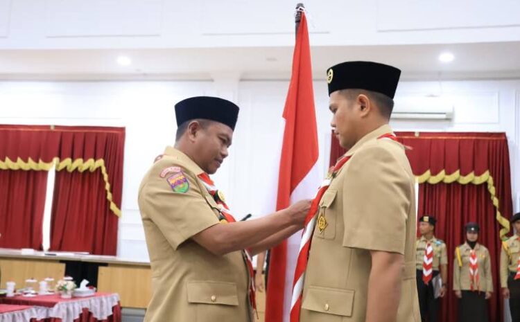  Bupati dan Wabup Sergai Resmi Dilantik Sebagai Kamabicab dan Kakwarcab Gerakan Pramuka